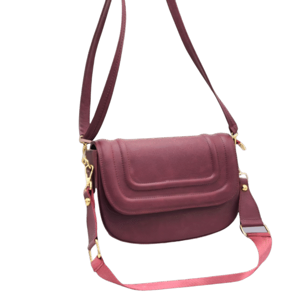 Sac à main en cuir Rouge de bordeau, haute qualité