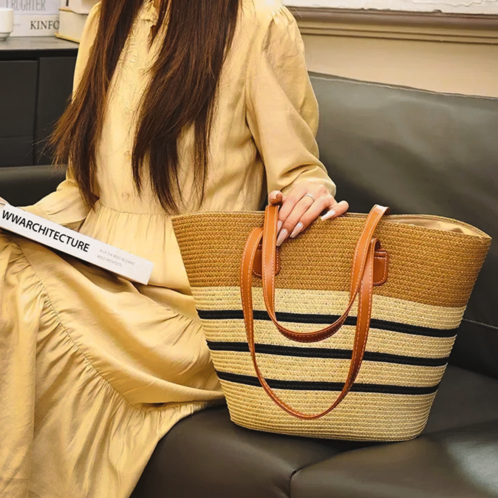 Sac en paille Summer Duo(3)